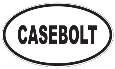CASEBOLT - Oval Sticker