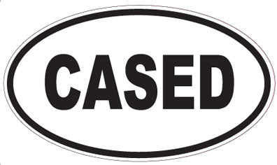 CASED - Oval Magnet