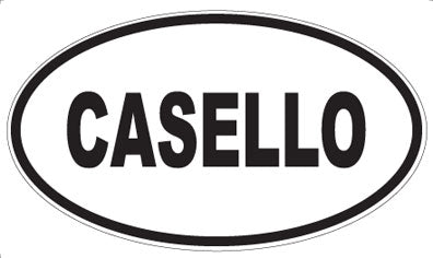 CASELLO - Oval Sticker