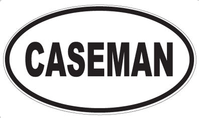 CASEMAN - Oval Magnet