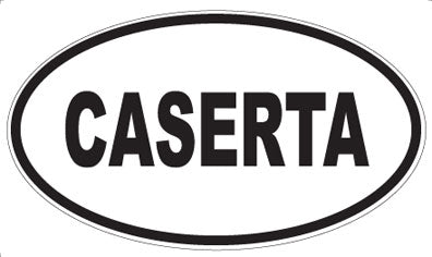 CASERTA - Oval Sticker