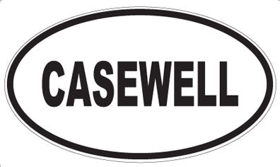 CASEWELL - Oval Sticker