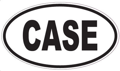 CASE - Oval Sticker