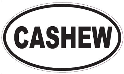 CASHEW - Oval Sticker