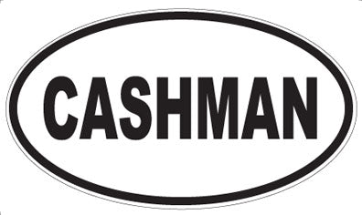 CASHMAN - Oval Magnet