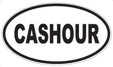 CASHOUR - Oval Sticker