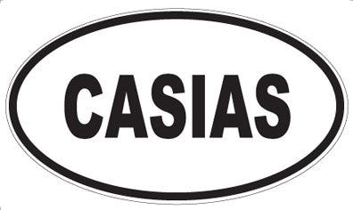 CASIAS - Oval Magnet