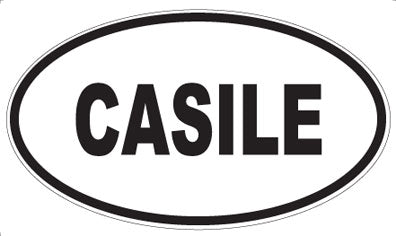 CASILE - Oval Magnet