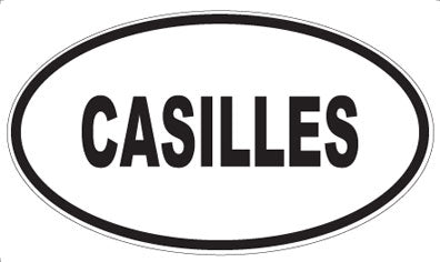 CASILLES - Oval Sticker