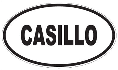 CASILLO - Oval Magnet