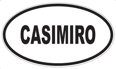 CASIMIRO - Oval Magnet
