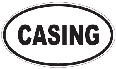 CASING - Oval Sticker
