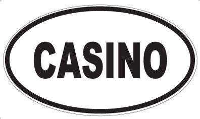 CASINO - Oval Magnet