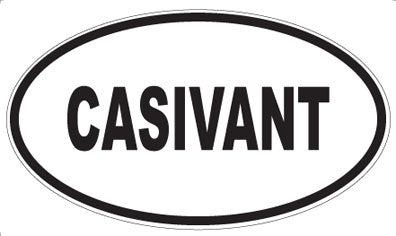 CASIVANT - Oval Magnet