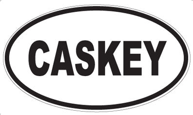 CASKEY - Oval Magnet