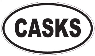 CASKS - Oval Magnet