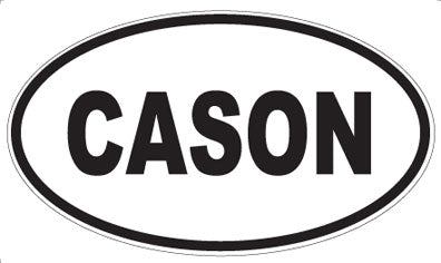 CASON - Oval Magnet