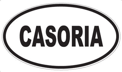CASORIA - Oval Sticker