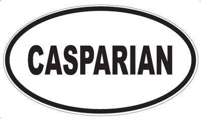 CASPARIAN - Oval Sticker