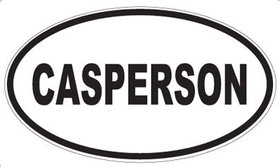 CASPERSON - Oval Magnet