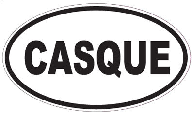 CASQUE - Oval Sticker