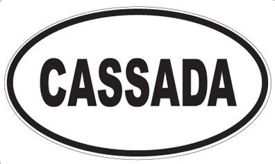 CASSADA - Oval Sticker