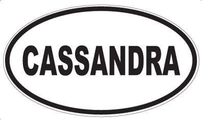 CASSANDRA - Oval Magnet