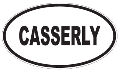 CASSERLY - Oval Magnet