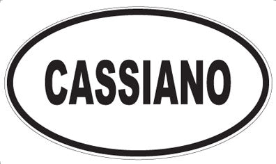 CASSIANO - Oval Sticker