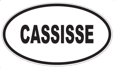 CASSISSE - Oval Sticker