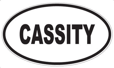 CASSITY - Oval Magnet