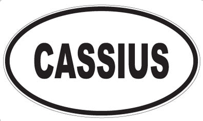 CASSIUS - Oval Magnet