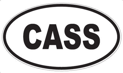 CASS - Oval Magnet