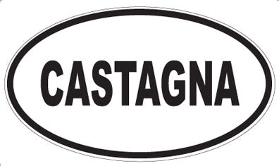 CASTAGNA - Oval Magnet