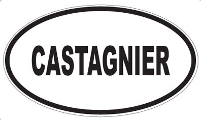 CASTAGNIER - Oval Sticker
