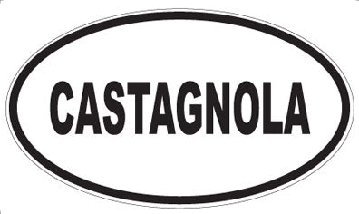 CASTAGNOLA - Oval Magnet