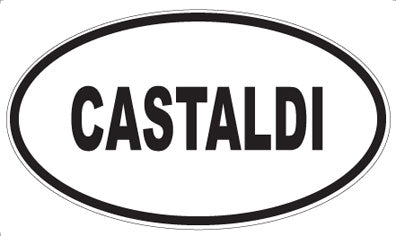 CASTALDI - Oval Magnet