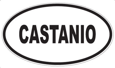 CASTANIO - Oval Magnet