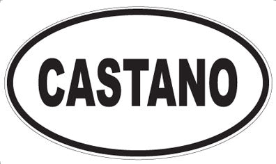 CASTANO - Oval Magnet