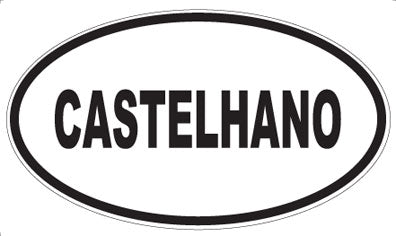 CASTELHANO - Oval Magnet