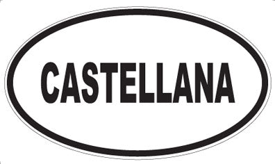 CASTELLANA - Oval Magnet