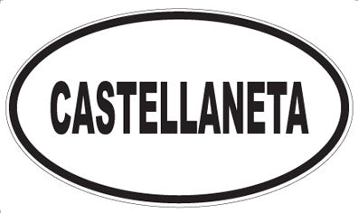 CASTELLANETA - Oval Magnet