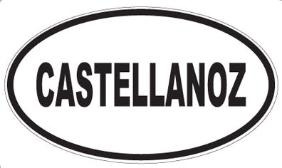 CASTELLANOZ - Oval Magnet