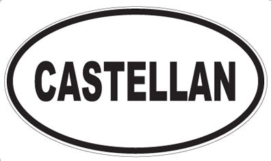 CASTELLAN - Oval Magnet