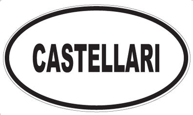 CASTELLARI - Oval Magnet