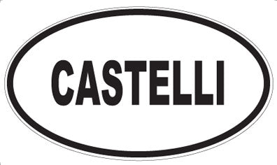 CASTELLI - Oval Magnet