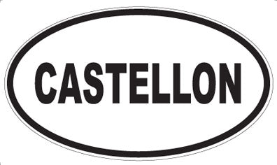 CASTELLON - Oval Magnet