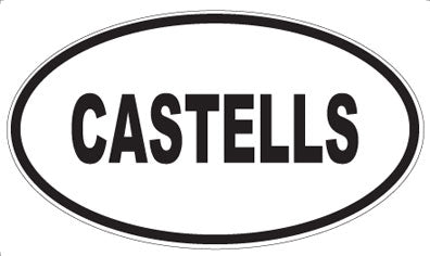 CASTELLS - Oval Magnet