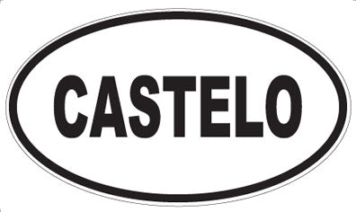 CASTELO - Oval Sticker
