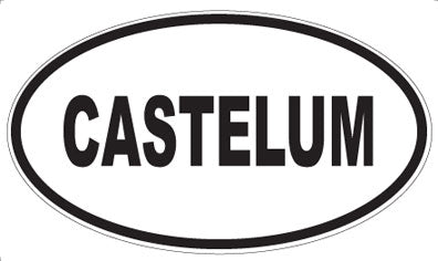 CASTELUM - Oval Magnet